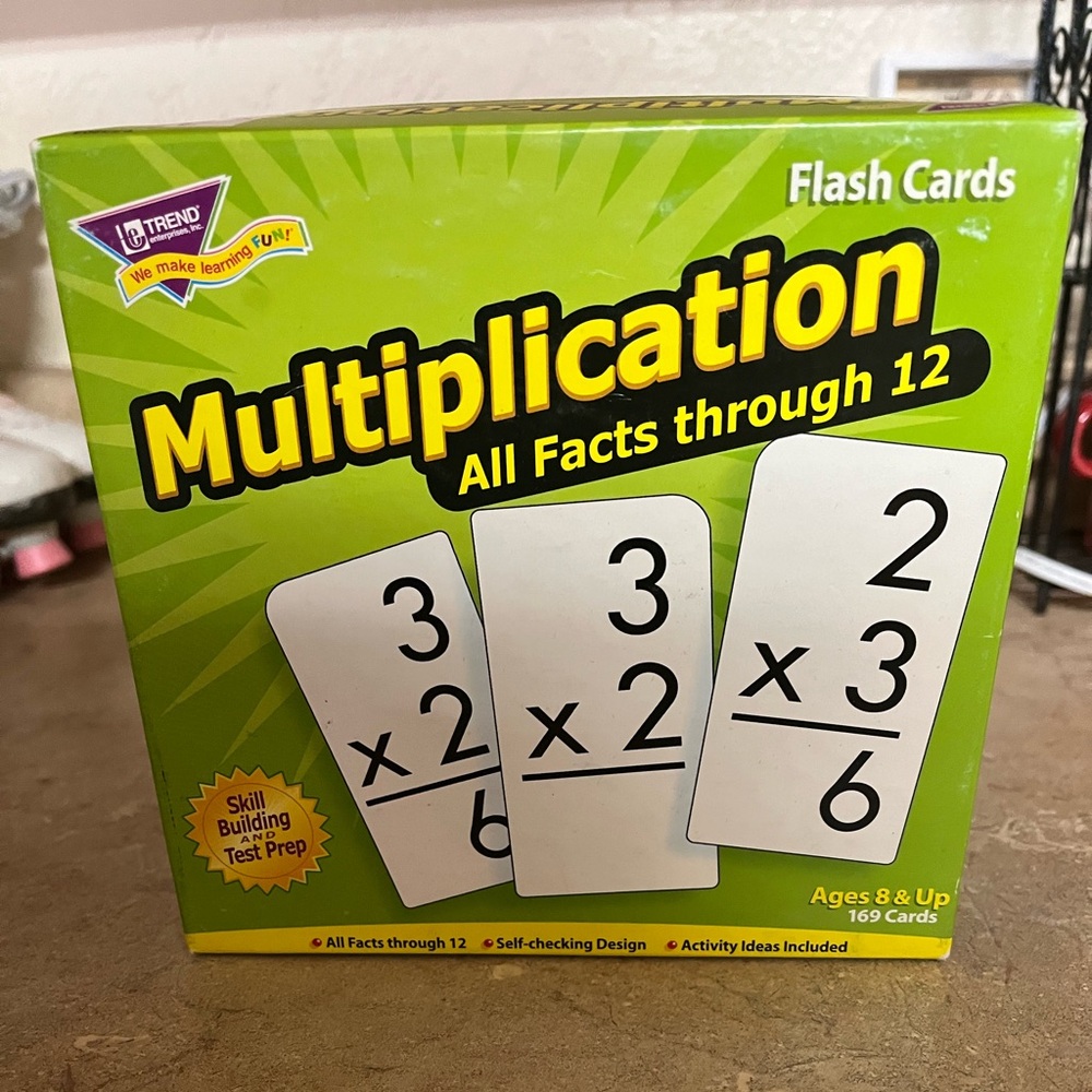 TREND Multiplication Flash Cards